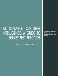 Actionable Customer Intelligence