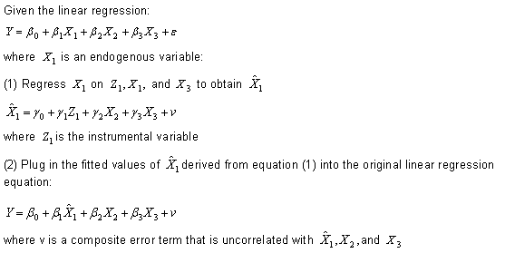 Two Stage Least Squares 2sls Regression Analysis Statistics Solutions